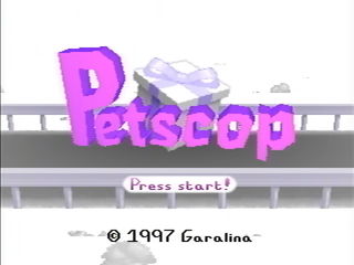 Petscop title screen
